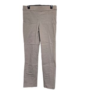Kim Roger's tan stretchy straight leg casual pants size 10
